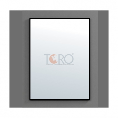 Gương soi viền Inox xi đen Toro TR-K25