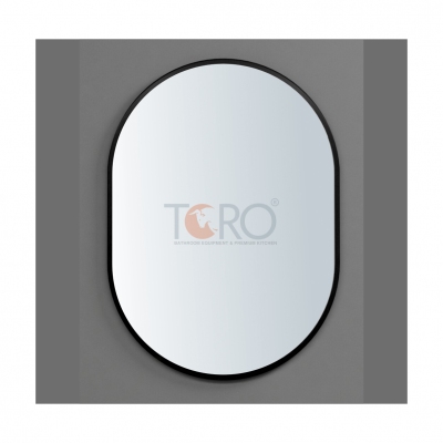 Gương soi viền Inox xi đen Toro TR-K27